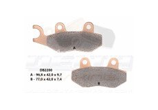 Гальмівні колодки BRP Сan-Am 500 800 1000; Kawasaki 750 800 820 1000; Suzuki 300 450 500; CFMoto 500 600 625 800