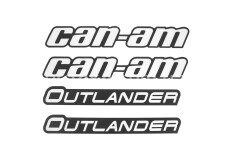 Комплект наклейок на розширювачі арок BRP Can-Am Outlander G2